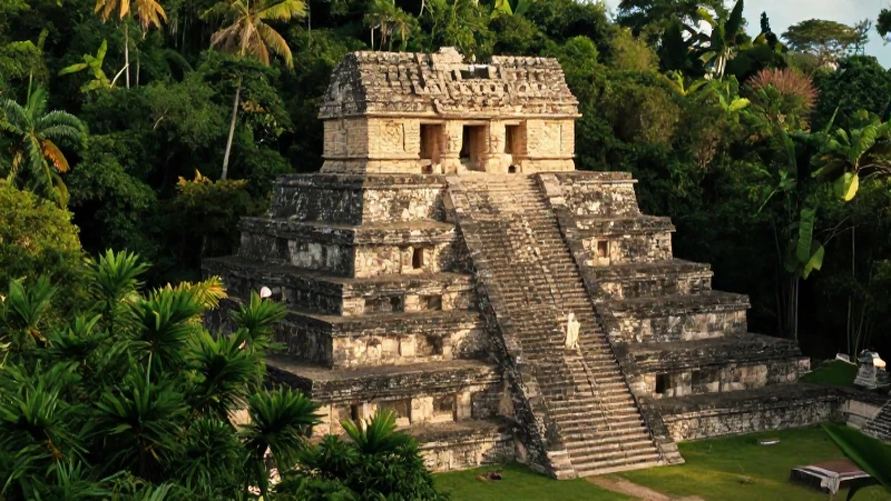 Ruinas mayas en la selva de Chiapas