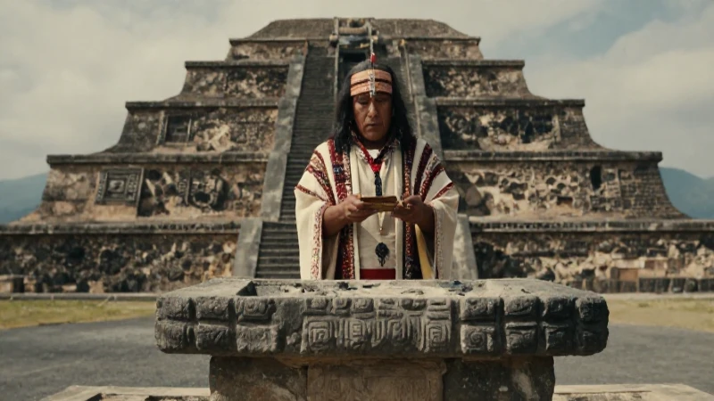 Cuáles son los dioses del Panteón Mexica y su relevancia cultural 22 Sacerdote mexica realiza ritual en Tenochtitlan