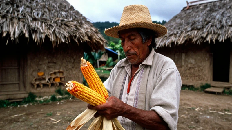 Qué es la tradición y cultura del Parachico en Chiapas 41 Anciano Parachico cosecha maíz con tradición