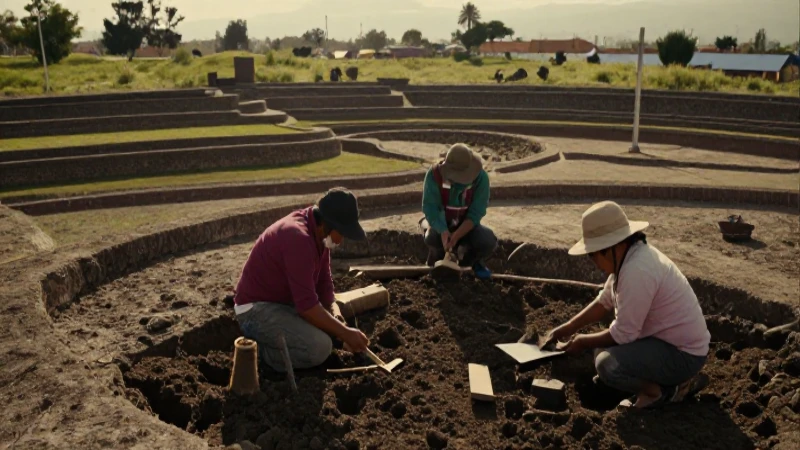 Qué son las Chinampas de México-Tenochtitlan en Patio Boturini 18 Excavación arqueológica muestra chinampas prehispánicas