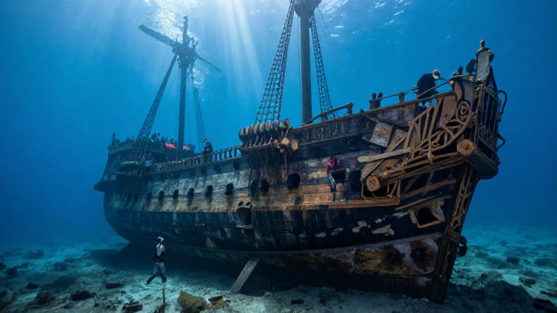 Es Pecio Cuarenta Cañones una joya arqueológica del Caribe 39 Galeón español hundido bajo el mar investigado