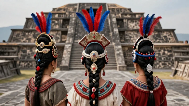 Qué elegantes estilos de peinados aztecas usaban las señoras 52 Peinados aztecas elegantes en Tenochtitlan