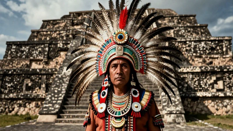 Qué historia y misterio oculta el penacho prehispánico mexicano 205 Rostro de poder, misterio del penacho mexica