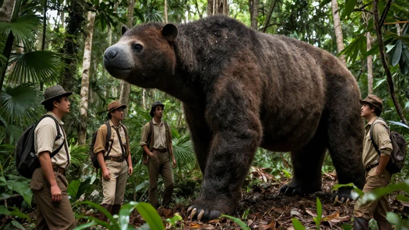 Se ha descubierto un nuevo perezoso gigante en Quintana Roo 42 Glotón gigante en la selva húmeda de Quintana Roo