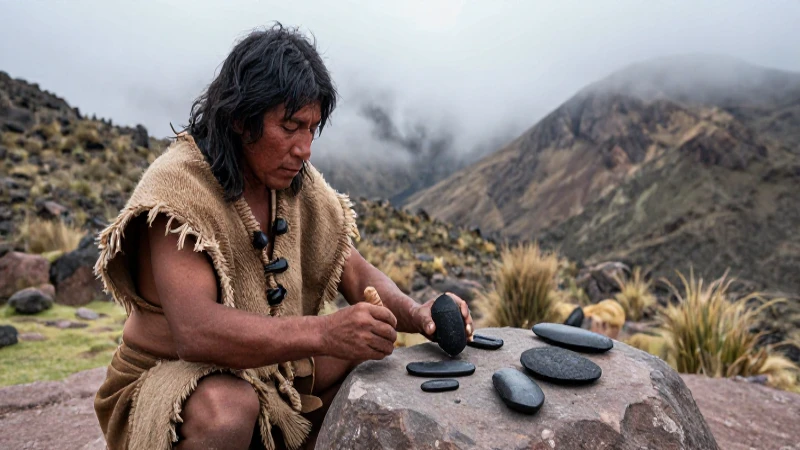 Periodo Lítico en Perú: Orígenes y Desarrollo de la Cultura 25 Cazador peruano en la sierra andina