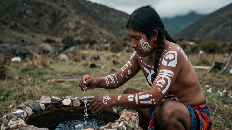 Pinturas Huicholes: La Sagrada Tradición de Cuerpo y Arte 55 Pinturas rituales Huichol en alta montaña