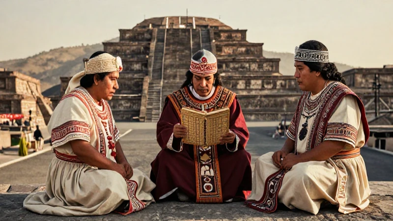Piramide de clases sociales: así se dividían los mexicas 13 Sacerdotes enseñan la religión y educación mexica
