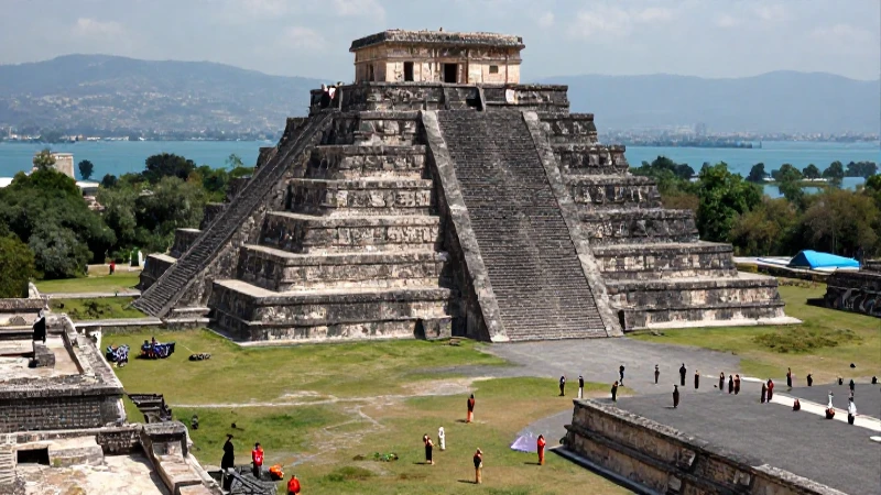 Dónde está la Pirámide de Ehécatl-Quetzalcóatl en Tenochtitlan 2 Pirámide azteca histórica en Tenochtitlan