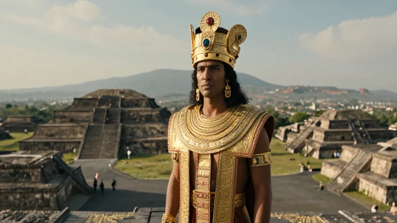 Sacerdote azteca en Tenochtitlan