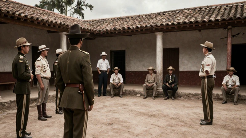 Oficiales y campesinos en México