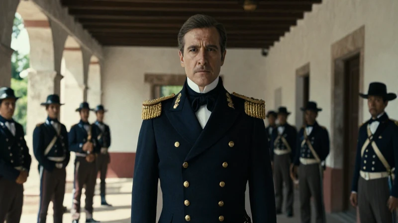 Plan de Casa Mata: Resumen y Claves de la Batalla Histórica 21 Iturbide en uniforme, patio colonial histórico