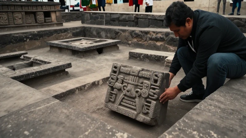 Vestigio mexica importante hallado en Plaza Pino Suárez
