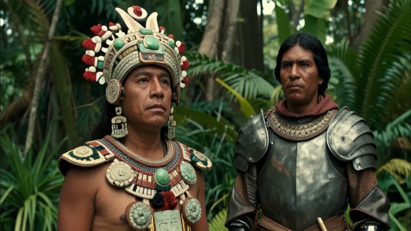 Cuáles son los orígenes y la cultura ancestral de América 245 Confrontación azteca y española en la jungla