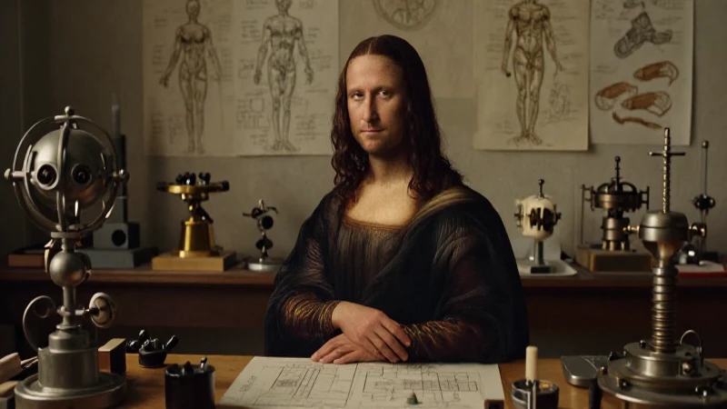 Leonardo en su taller renacentista, estudio histórico