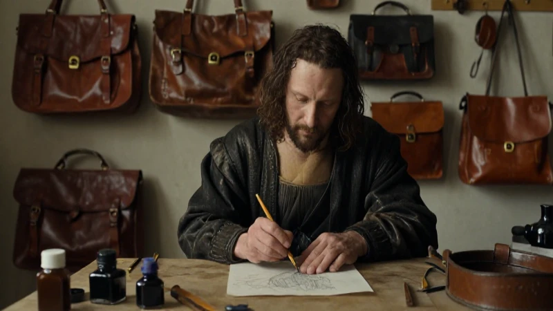 Da Vinci estudia anatomía con realismo cinematográfico