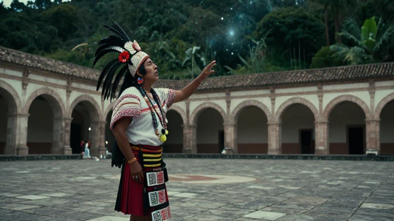 Chamán P’urhépecha ante un presagio dramático