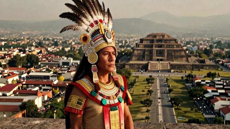 Tlatoani Mexica en el Templo Mayor
