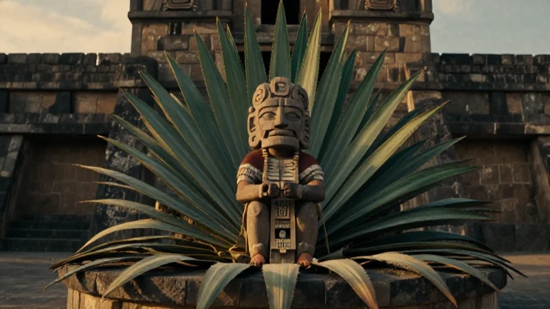Xipe Totec en ceremonia mesoamericana épica