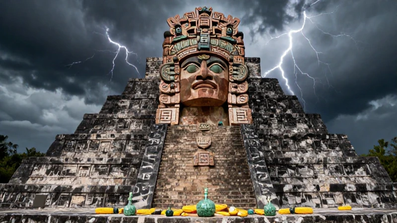 Tlaloc es el dios tolteca central