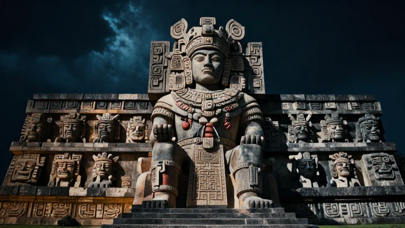 Tezcatlipoca, el dios central Tolteca