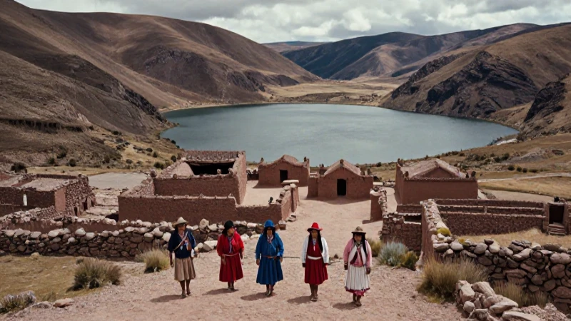 Principales lagos de México: Orígenes en la Cuenca de México 37 Comunidad indígena en México con vestimenta antigua cerca de un lago