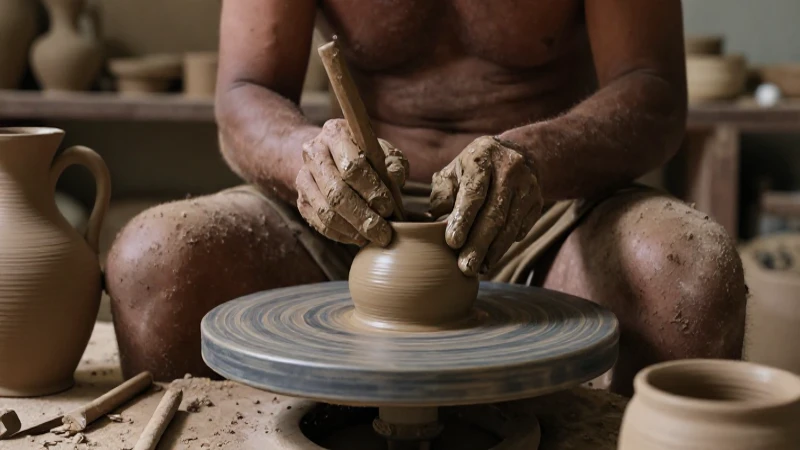 Cómo influye la producción artesanal en la tradición de Mesoamérica 24 Cerámica mesoamericana en taller colonial