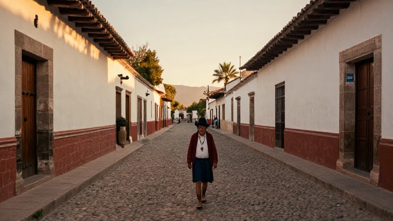 Es Santa Fe un pueblo utópico dentro de la Ciudad de México 18 Indígena en Santa Fe bajo luz dorada