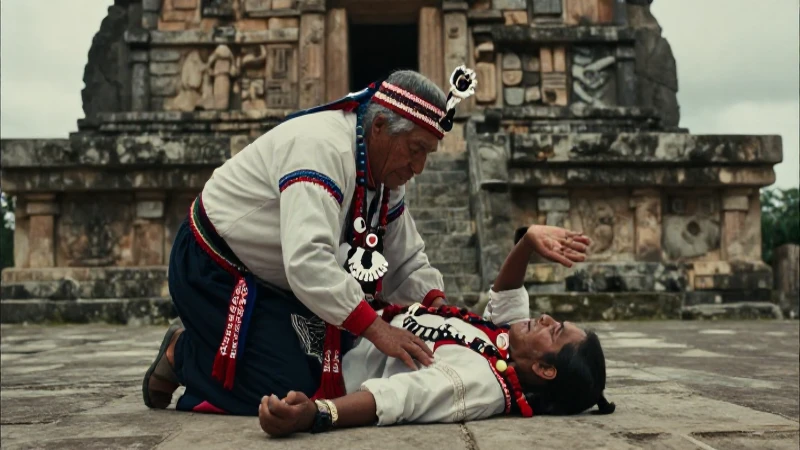 Cuáles son las creencias sobre la muerte en la religión purépecha 33 Sacerdote purépecha en ceremonia fúnebre ancestral