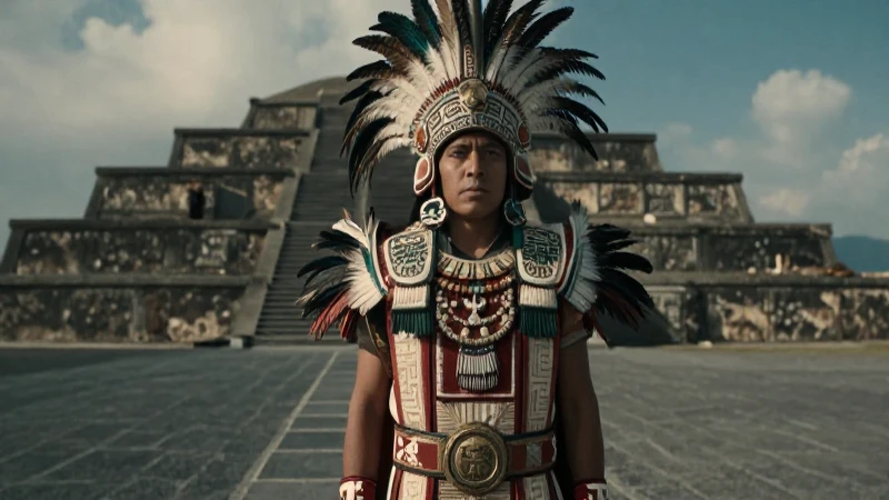 Vestimenta de los mexicas: Conoce su estilo y cultura rica 50 Noble Mexica en Tenochtitlan, retrato real y dramático