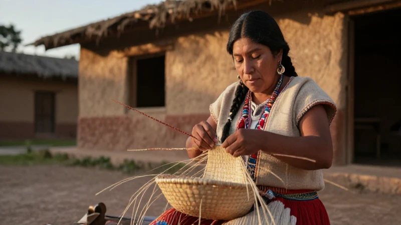 Qué es la cestería prehispánica y cuáles son sus técnicas 13 Artesano teje cestería prehispánica en Mesoamérica