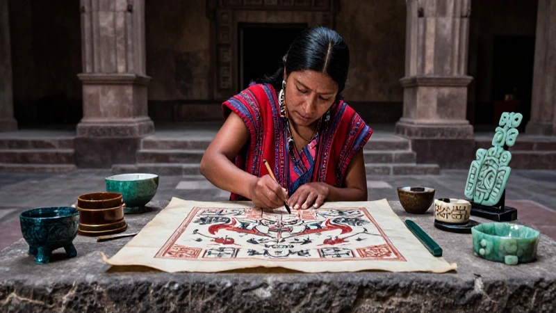 Artesanía Mixteca: logros artísticos y ceremoniales