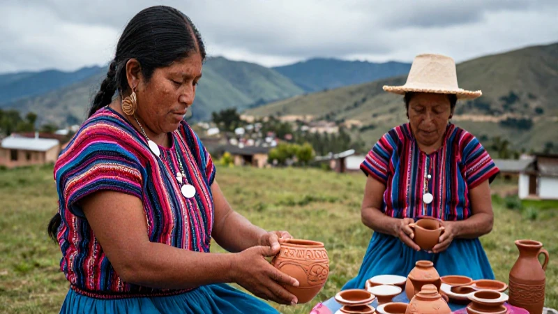 Artesanos huastecos, tradición y paisaje mexicano