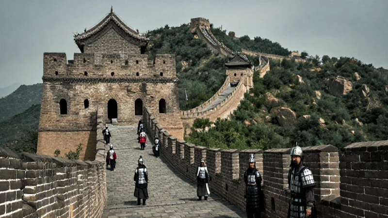 Torre de la Muralla China, guardia histórica en la montaña