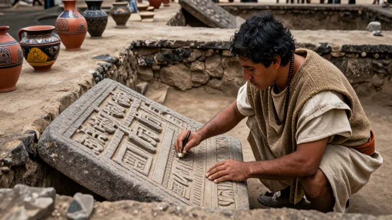 Arqueólogo descubre tesoros en Tlatelolco