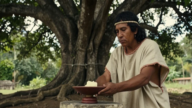 El ahuehuete: árbol ritual prehispánico lleno de historia 44 Prieste mesoamericano en ritual ancestral