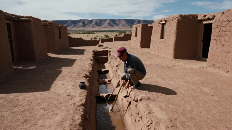 Qué características culturales y económicas tiene Oasisamérica 26 Antiguo agricultor en árido pueblo del suroeste