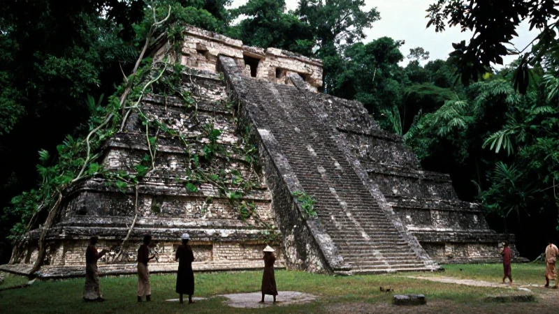 Cultura Maya: Historia, Origen y Periodo de una Civilización 147 Pirámide Maya en selva con sobrevivientes
