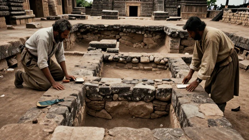 Arqueólogos examinan ruinas antiguas bajo la catedral