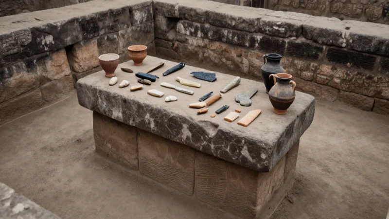 Ofrendas precolombinas y catedral en arqueología
