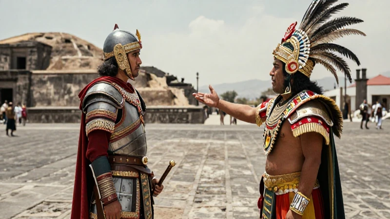 Qué ocurrió tras la Conquista de México y cuál fue su impacto 4 Conquista: Español frente a líder Mexica