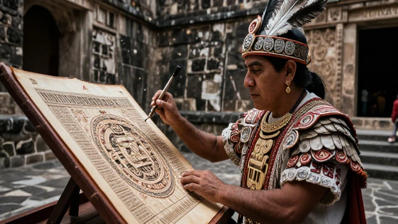 Académico náhuatl estudia el códice azteca