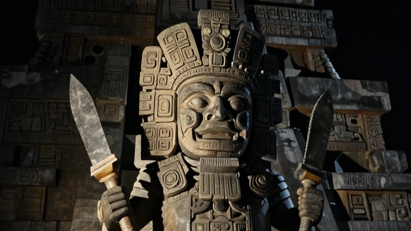 Tezcatlipoca, dios de la noche, guerra y obsidiana