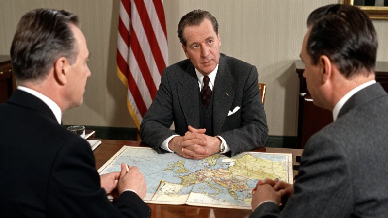 Quién creó el Plan Marshall y cómo impactó la Guerra Fría 24 Diplomáticos debaten mapas de posguerra
