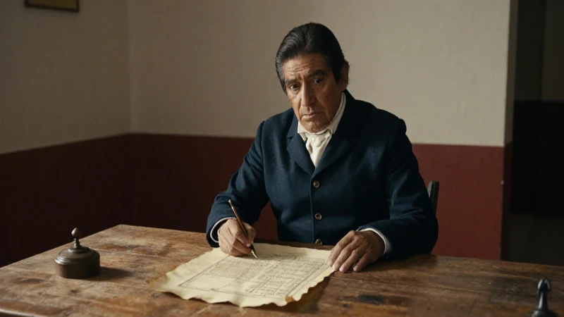 Quién firmó el Plan de Iguala y su importancia en 1821 101 Guerrero revisa el Plan de Iguala bajo luz dramática