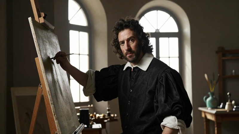 Velázquez pintando en su estudio madrileño