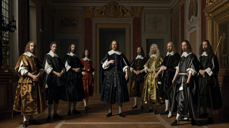Velázquez pinta retratos reales en un palacio majestuoso