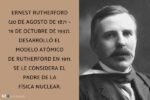 quien fue ernest rutherford y cual fue su modelo atomico