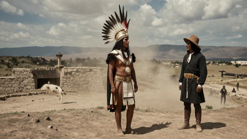 Xicohténcatl: Historia del valiente guerrero tlaxcalteca 39 Guerrero tlaxcalteca y español en el paisaje histórico