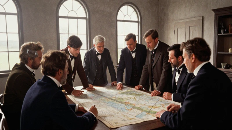 Hombres coloniales planifican reunión histórica