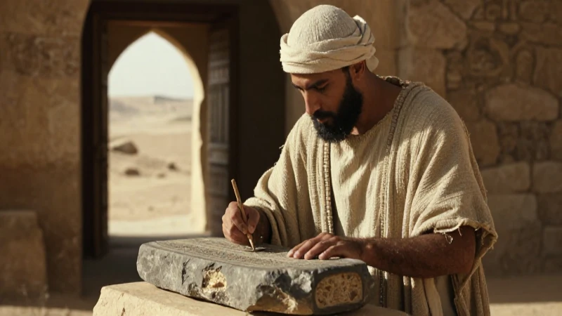 Quiénes eran los escribas en la Biblia y qué significan 250 Escribas israelitas copian pergaminos bajo el sol